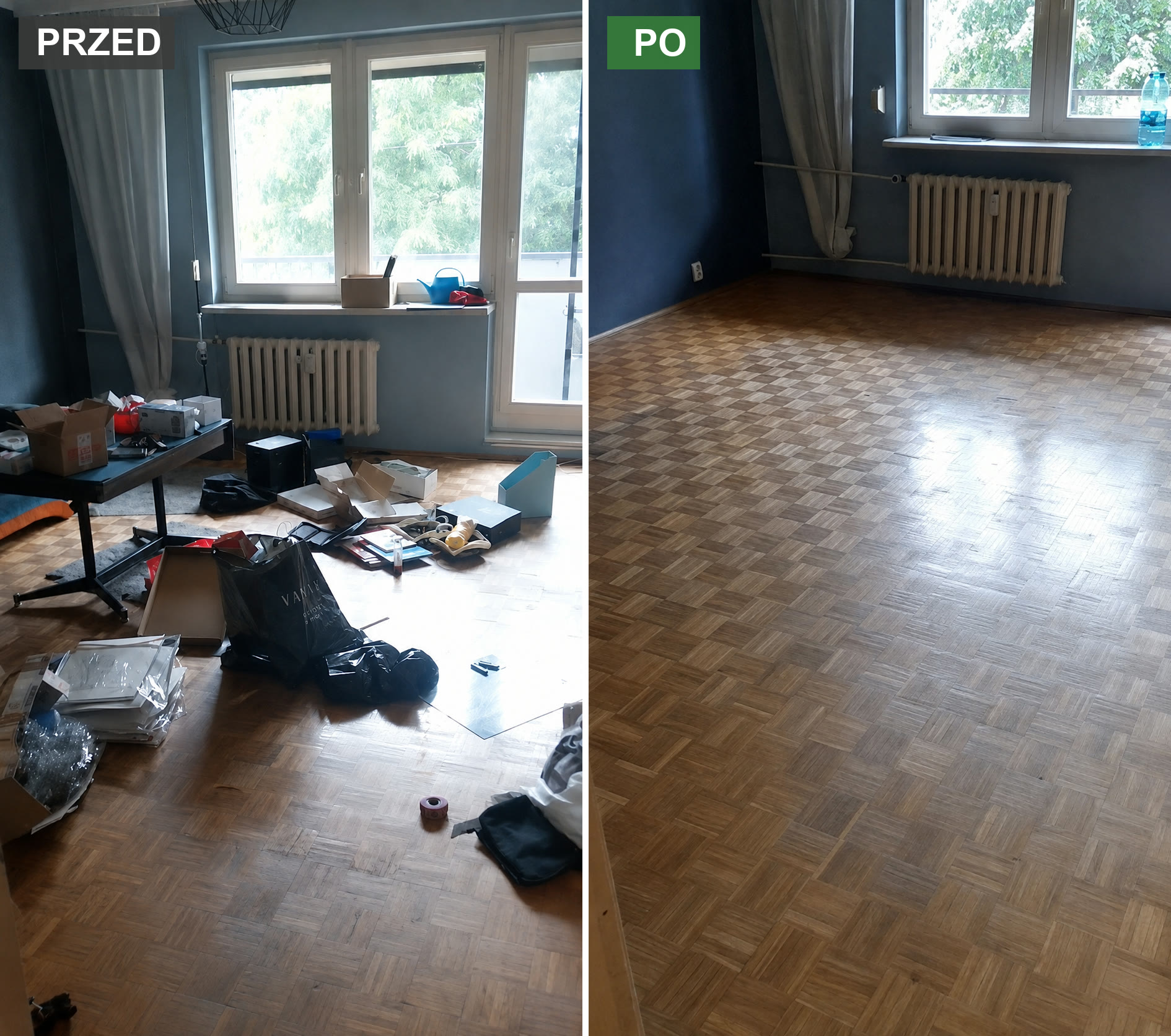 Realizacja: Opróżnianie mieszkania po lokatorach, z demontażem pawlacza